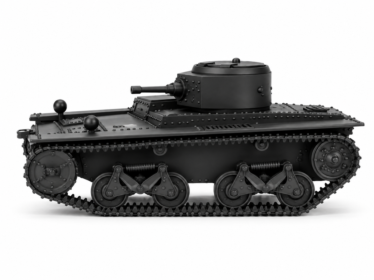 SSMODEL 1/72 1/144 Multi Scale Light T-38 Amphibious USSR WW2 Tank MODEL TSS1368 — detail view 16