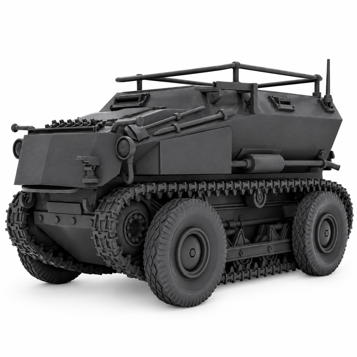SSMODEL 1/72 1/144 Sd.Kfz.254 Scout car Germany Resin MODEL KIT TSS1527 — detail view 8