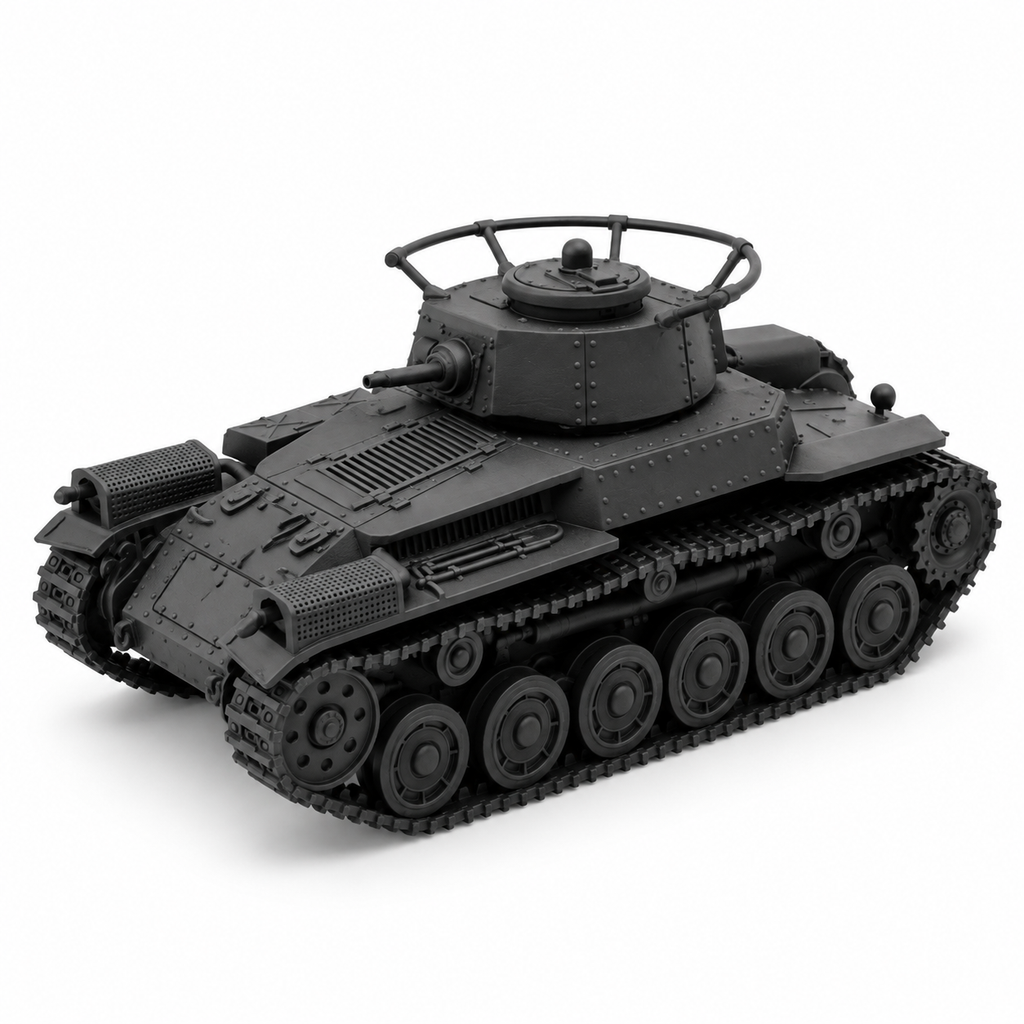 SSMODEL1/72 1/144 WWII Japan Type 97 Shi-Ki Command Tank Resin Model Kit TSS1232