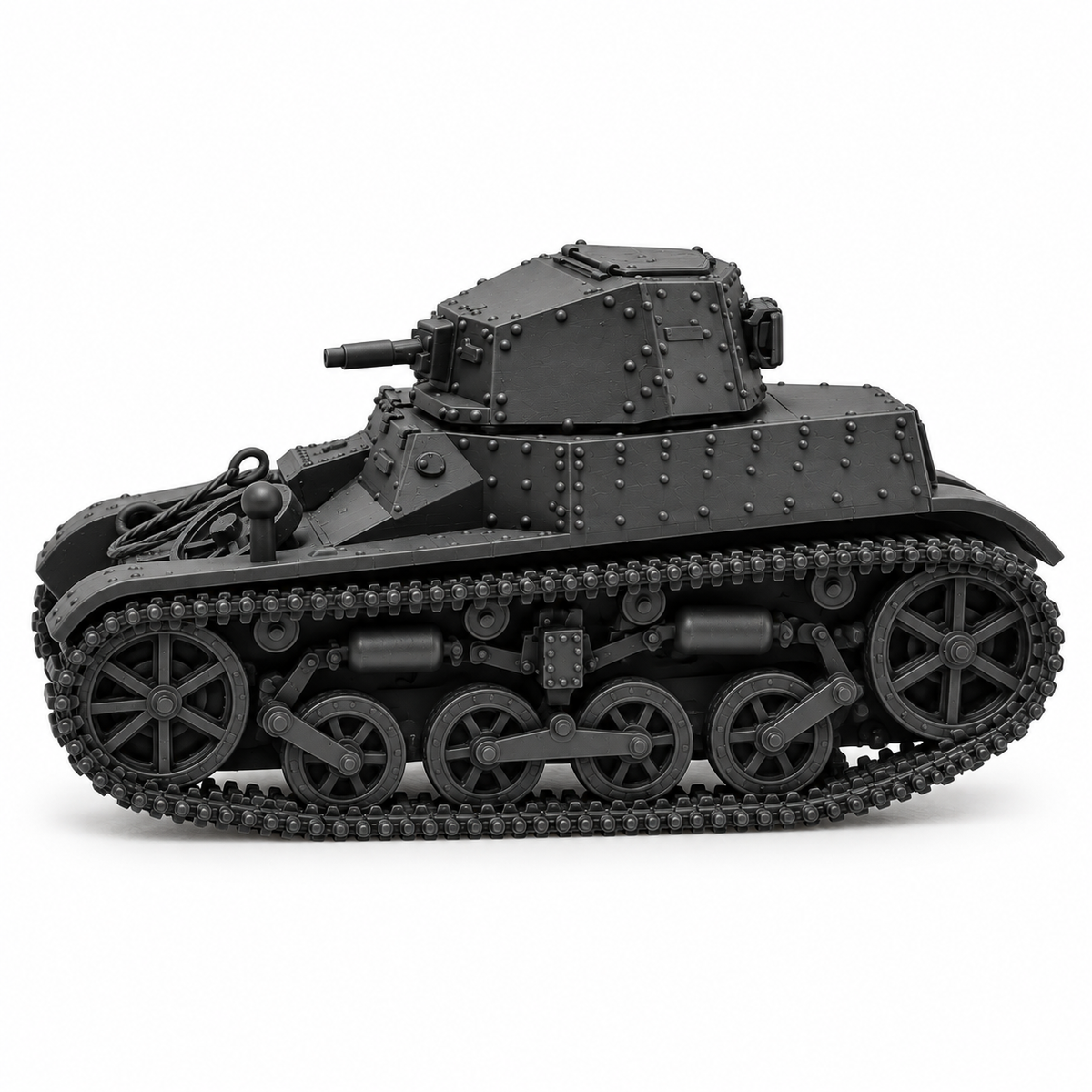 SSMODEL 1/72 1/144 Renault AMR-33 Renault VM France Tank Resin Model Kit TSS0920 — detail view 4