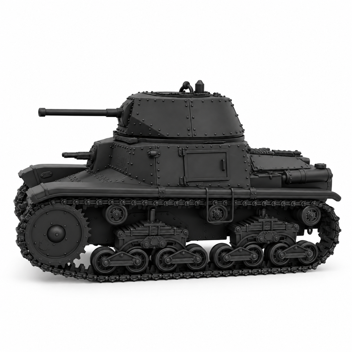 SSMODEL 1/72 1/144 Multi Scale Carro Armato M14/41 Italy Resin MODEL KIT TSS0784 — detail view 4
