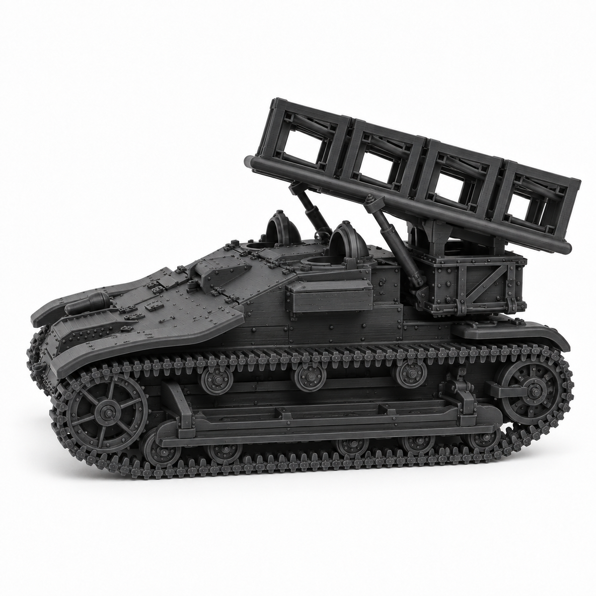 SSMODEL1/72 1/144 Multi Scale WWII German 28/32cm Wurfrahmen SPG Model TSS0801 — detail view 3