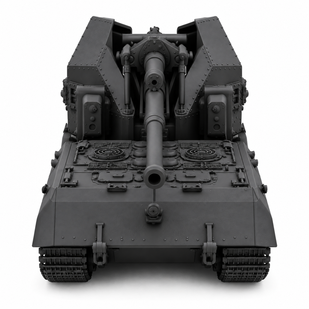 SSMODEL 1/72 1/144 Multi Scale Waffentrager E-100 tank Resin MODEL KIT TSS0504