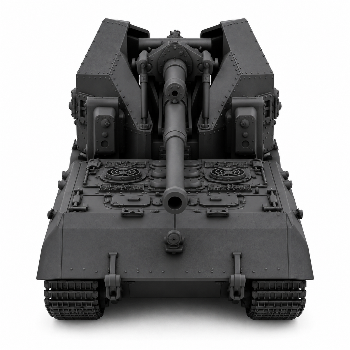SSMODEL 1/72 1/144 Multi Scale Waffentrager E-100 tank Resin MODEL KIT TSS0504 — detail view 2