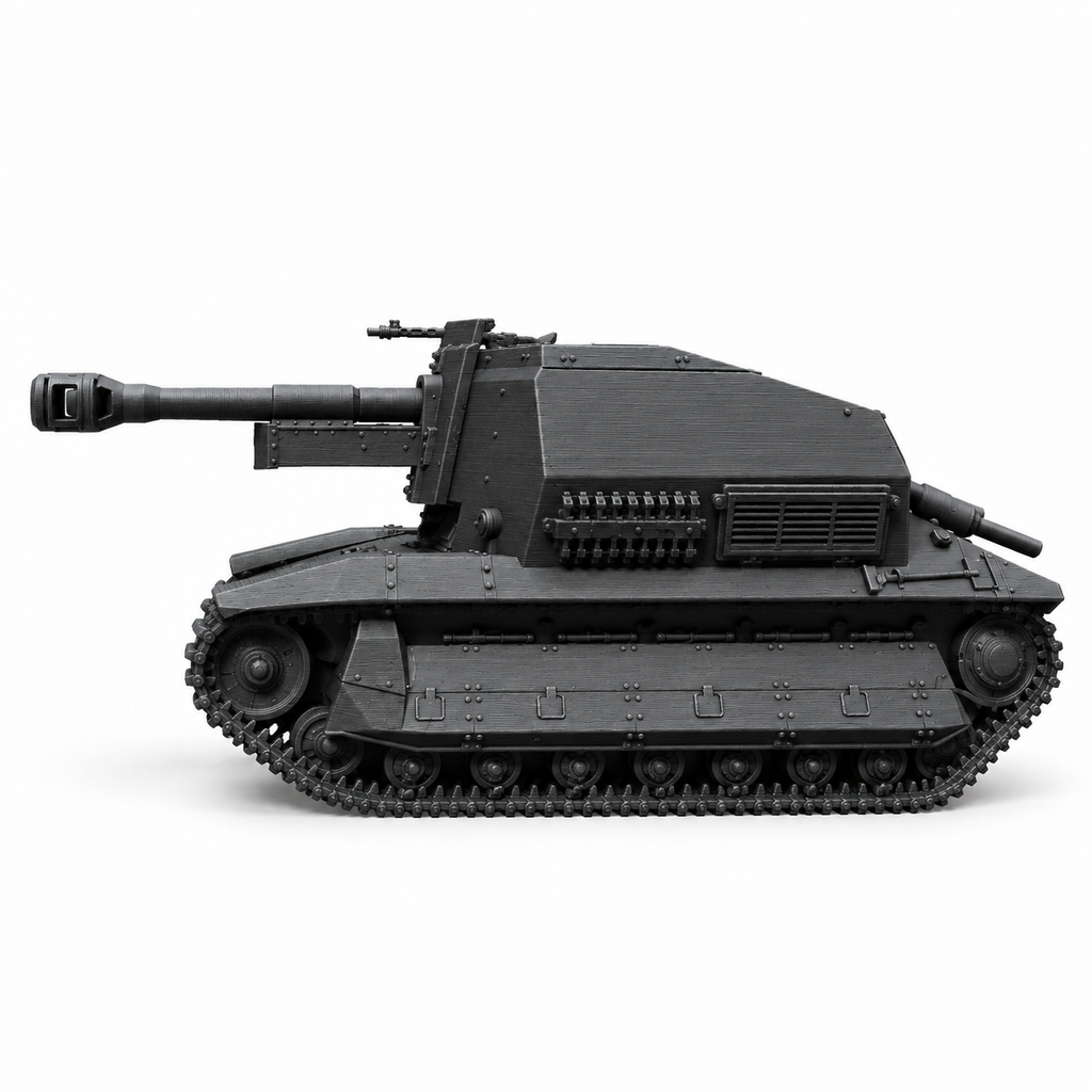SSMODEL 1/72 1/144 10.5cm leFH 16FCM WWI Tracked Vehicle Resin MODEL KIT TSS0736