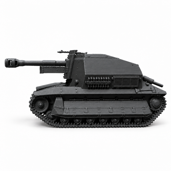 SSMODEL 1/72 1/144 10.5cm leFH 16FCM WWI Tracked Vehicle Resin MODEL KIT TSS0736