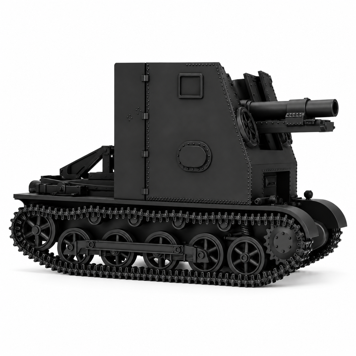 SSMODEL 1/72 1/144 Multi Scale Sturmpanzer I Bison Ausf.B Tank MODEL kit TSS1358 — detail view 5