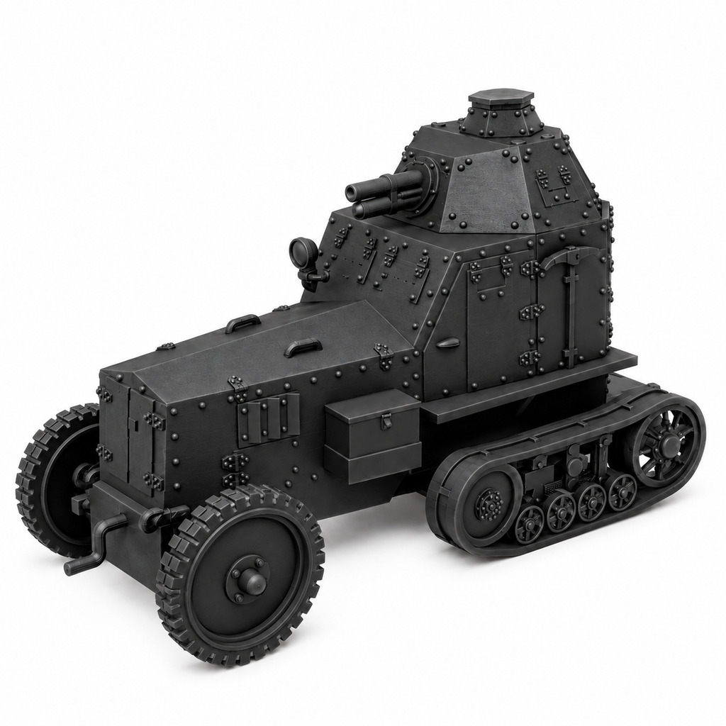 SSMODEL 1/72 1/144 Multi Scale Wz.28 tank Resin MODEL kit TSS0312