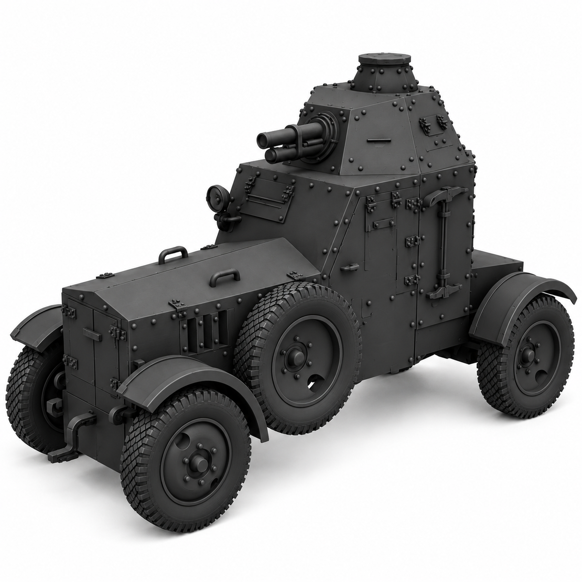 SSMODEL 1/72 1/144 Multi Scale Wz.34 Tank Resin Model Kit TSS0534 — detail view 9