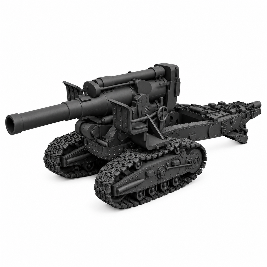 SSMODEL 1/72 1/144 Multi Scale B-4 203mm Heavy Howitzer Tank MODEL kit TSS0004