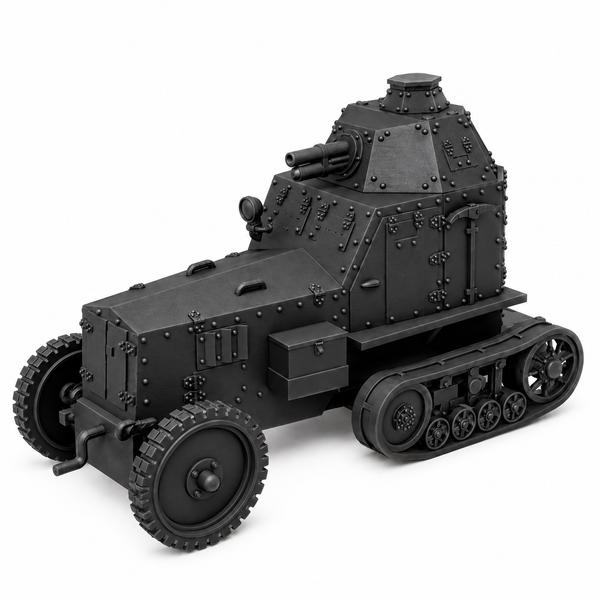 SSMODEL 1/72 1/144 Multi Scale Wz.28 tank Resin MODEL kit TSS0312