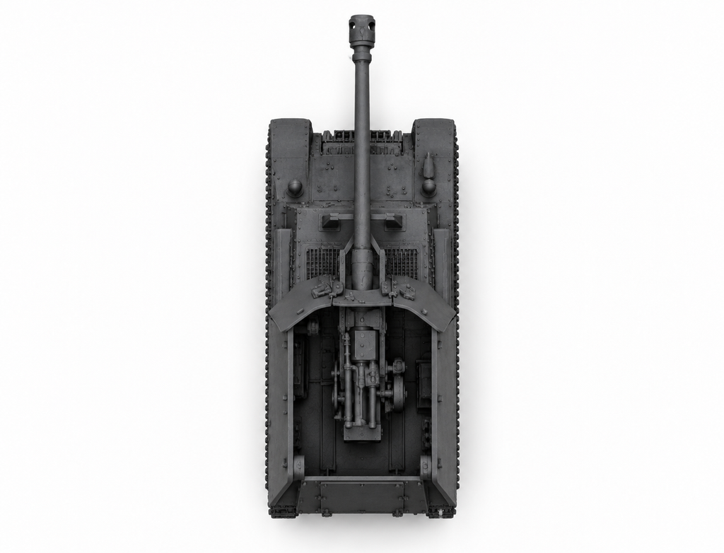 SSMODEL 1/72 1/144 Multi Scale 7.5 cm PaK 40 auf Sfl. Sd.Kfz.135 MODEL TSS1306