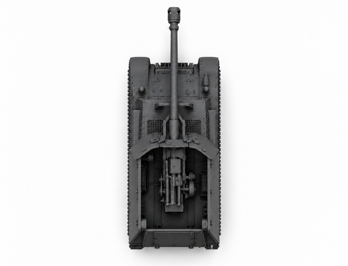 SSMODEL 1/72 1/144 Multi Scale 7.5 cm PaK 40 auf Sfl. Sd.Kfz.135 MODEL TSS1306 — detail view 4