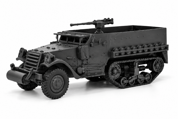 SSMODEL 1/72 1/144 Multi-Scale M5 US WWII Half-Track APC Resin Model Kit TSS1580