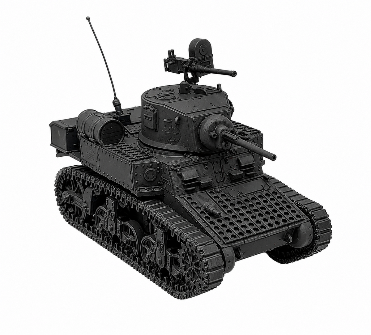 SSMODEL 1/72 1/144 M3A1 Stuart with hull-mounted flamethrower Tank MODEL TSS1132 — scale model kit