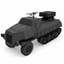 SSMODEL 1/72 1/144 Multi Scale 15cm Panzerwerfer 42 Sd.Kfz.4/1 MODEL TSS1434