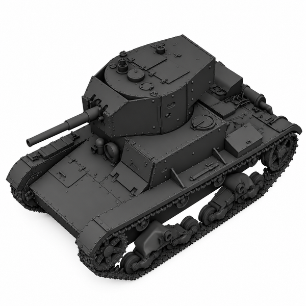 SSMODEL 1/72 1/144 Multi Scale T26E v3 Soviet light tank Resin Model Kit TSS0063