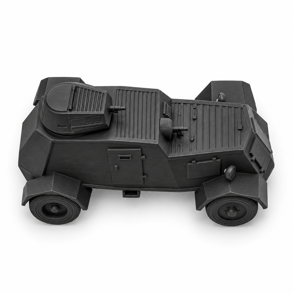 SSMODEL 1/72 1/144 Spanish Civil War UNL-35 Armoured Car Resin Model Kit TSS1046