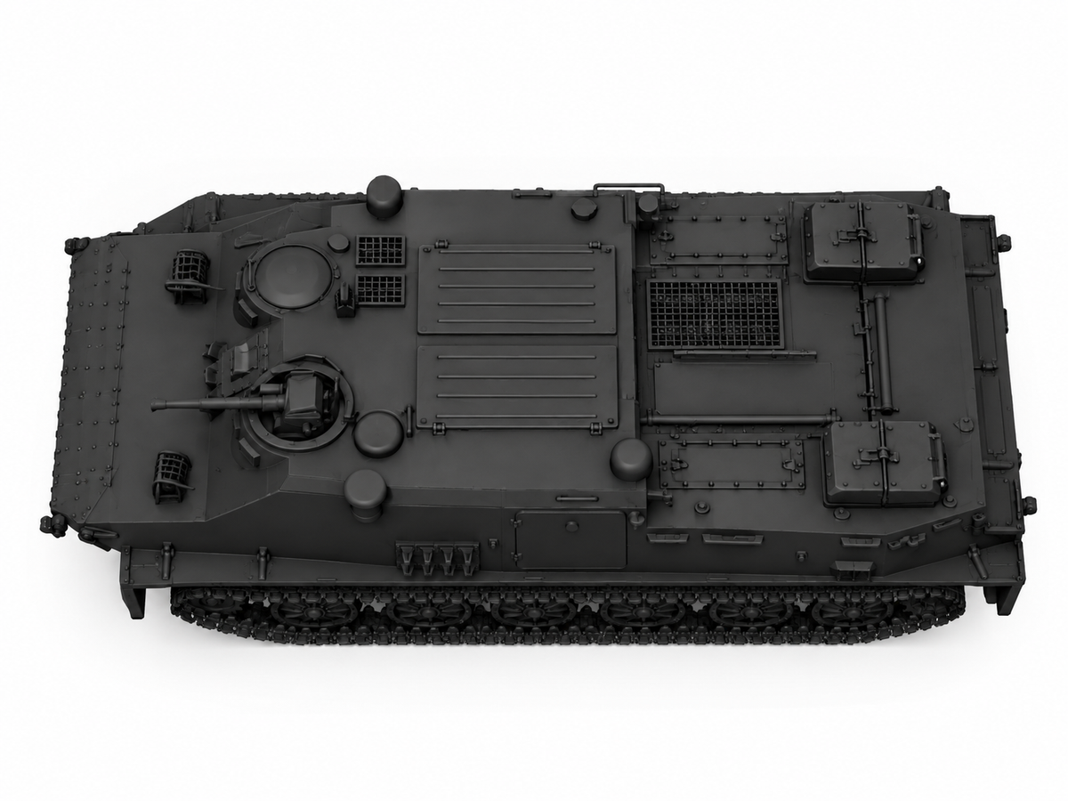 SSMODEL 1/72 1/144Multi Scale OT-62A Czechoslovak Coldwar APC Tank MODEL TSS0375 — detail view 3