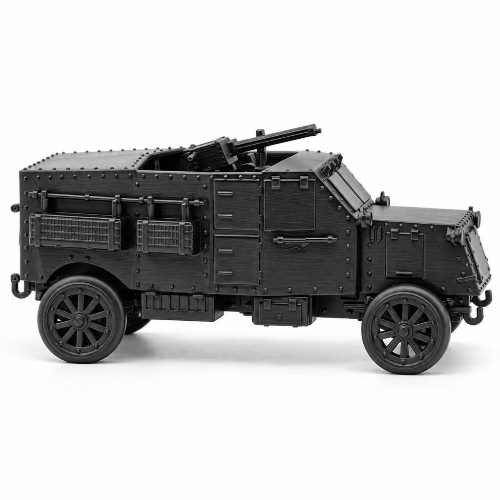 SSMODEL 1/72 1/144 Multi-Scale WW1 British Empire Armoured Car Model Kit TSS1202
