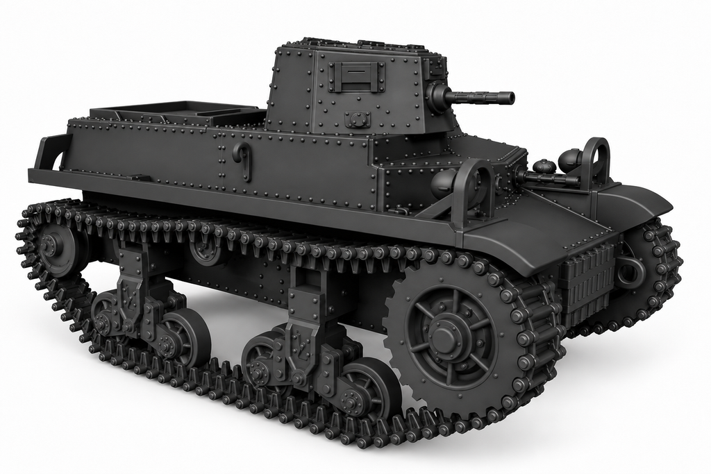 SSMODEL 1/72 1/144 Multi Scale Marmon Herrington CTLS-4TAY Tank MODEL TSS0675