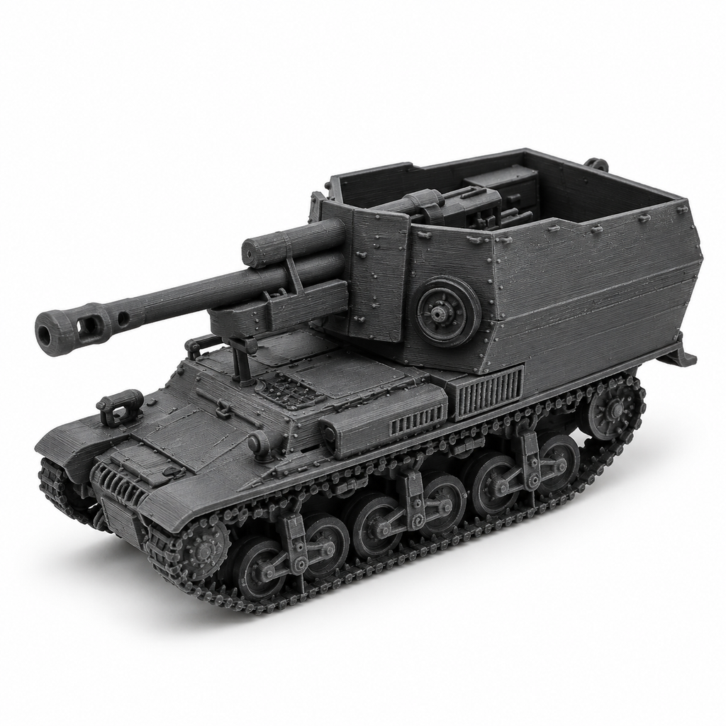 SSMODEL 1/72 1/144 10.5cm leFH18 Lorraine Schlepper Alkett Resin MODEL TSS0737