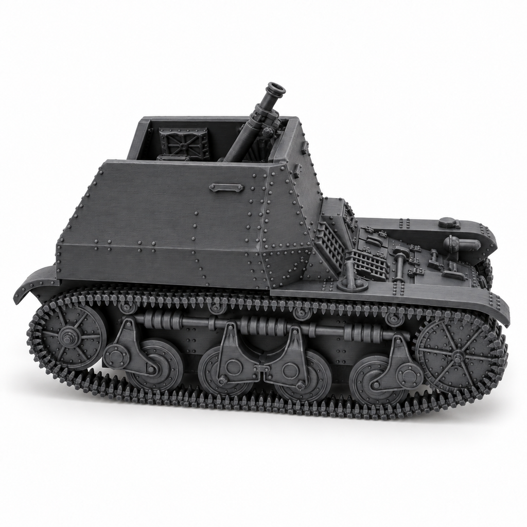 SSMODEL 1/72 1/144 8cm Schwerer Granatwerfer 34 AMR-35f Resin MODEL KIT TSS0748