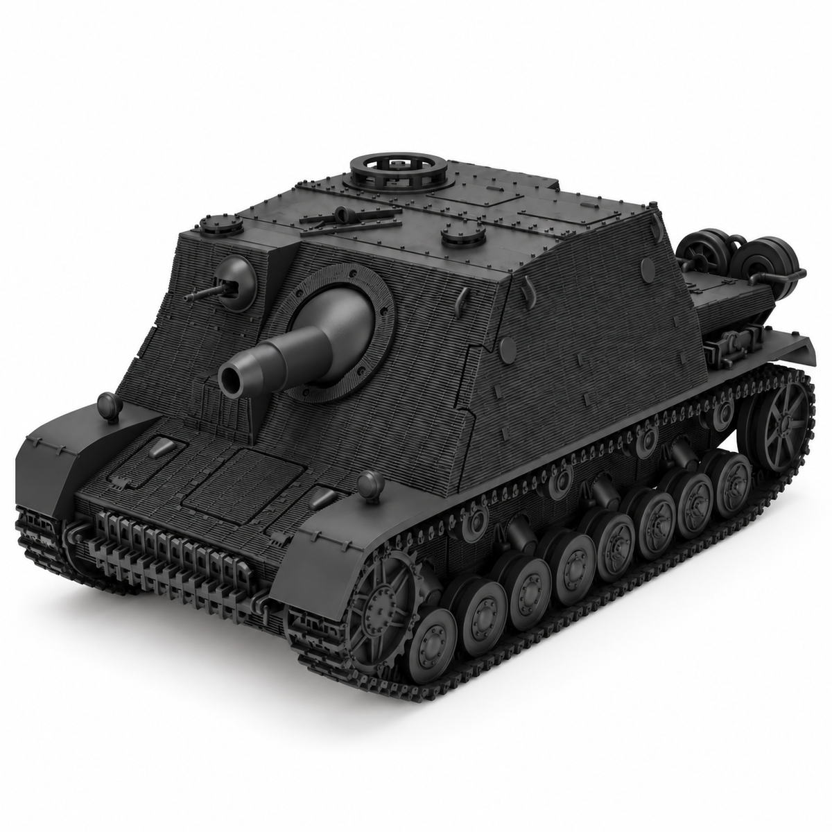 SSMODEL 1/72 1/144 Sturmpanzer IV Brummbar ZIMMERIT option Resin MODEL TSS0965 — detail view 9
