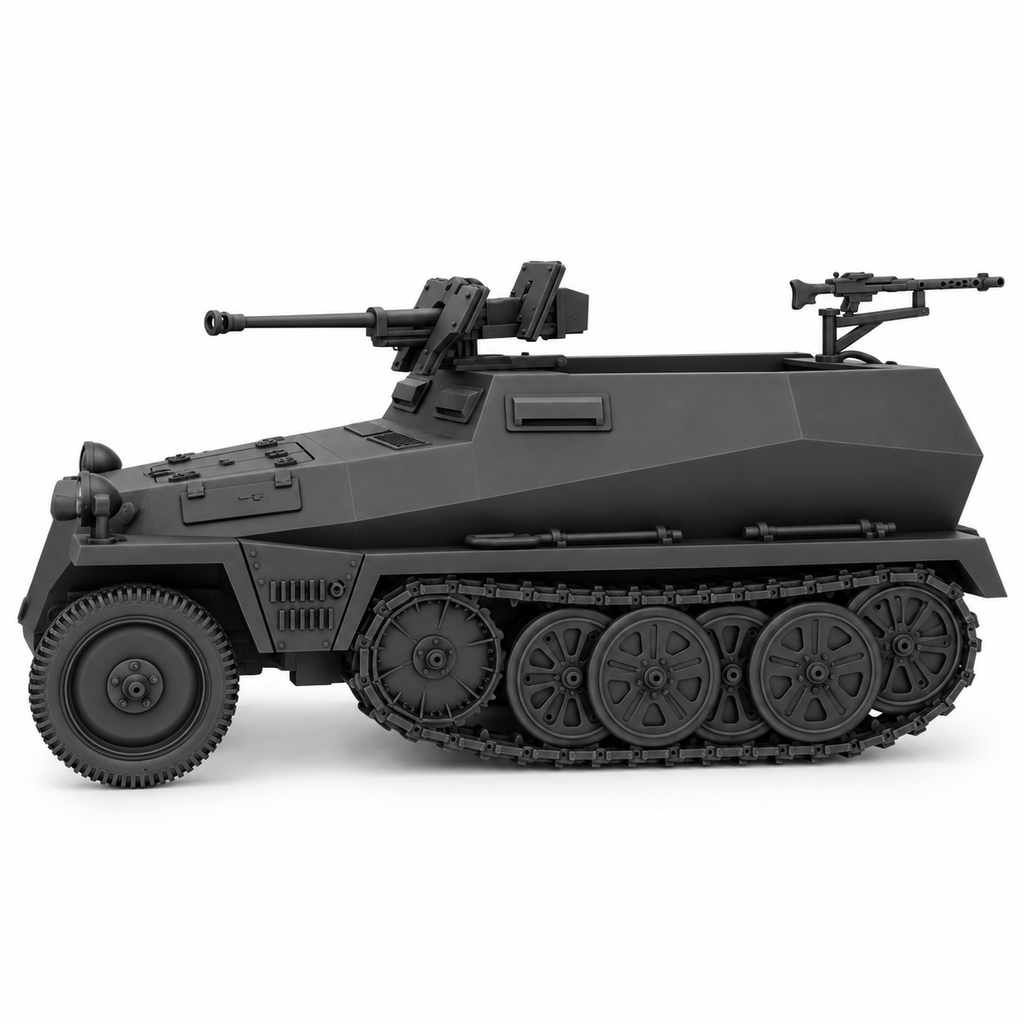 SSMODEL 1/72 1/144 Sd.Kfz.250/11 Schwerer Panzerbuchse41 Resin MODEL KIT TSS0934