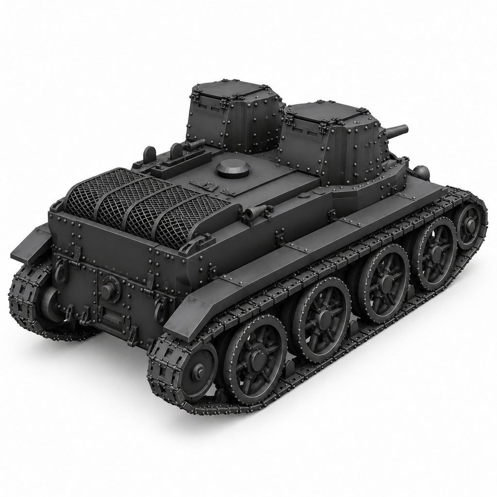 SSMODEL1/72 1/144 Multi Scale BT-4 Fictional Tank Resin Model Kit TSS0577