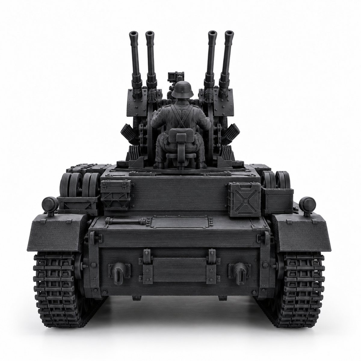 SSMODEL 1/72 1/144 WWII Flakpanzer IV Krause Field Modified Resin Model TSS0802 — detail view 4