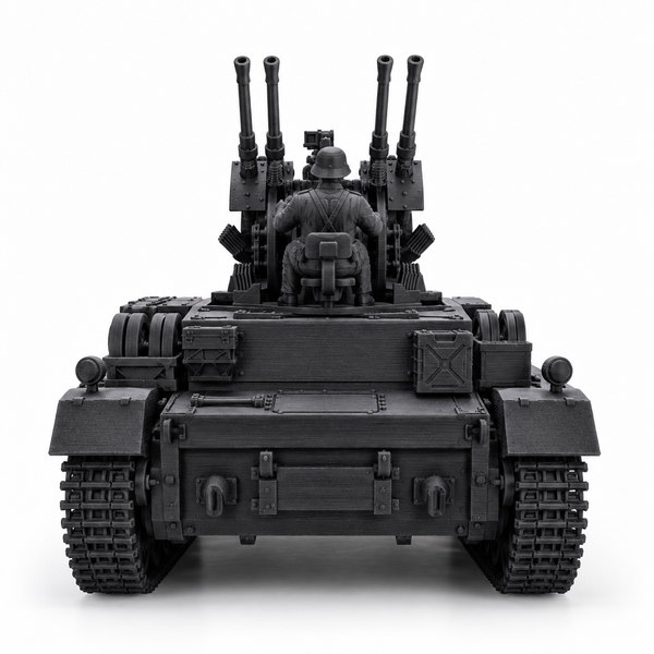 SSMODEL 1/72 1/144 WWII Flakpanzer IV Krause Field Modified Resin Model TSS0802