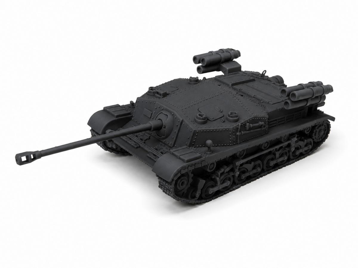 SSMODEL 1/72 1/144 Multi Scale 43M Zrinyi Sorozatveto Tank MODEL kit TSS1169 — detail view 16