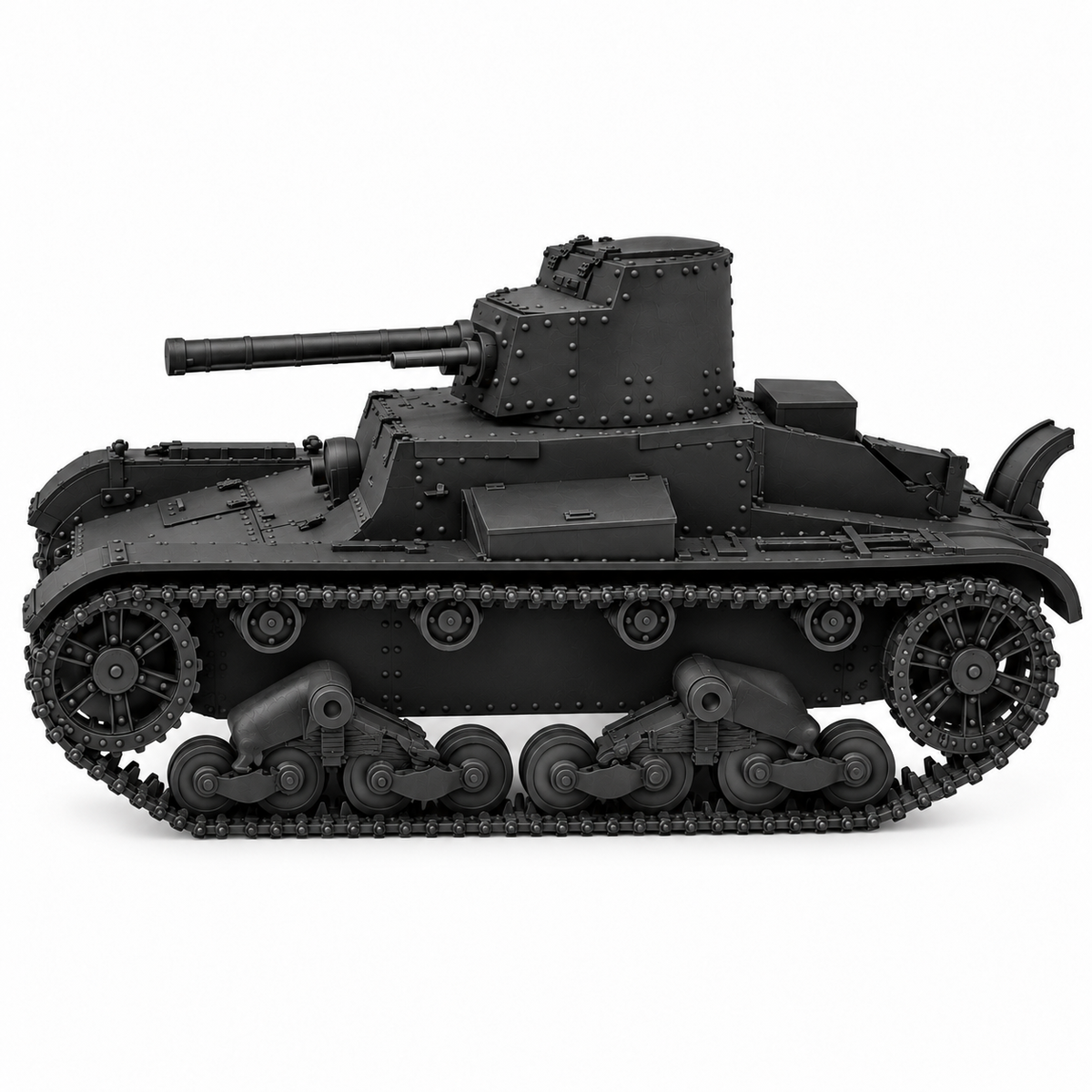 SSMODEL 1/72 1/144 Multi Scale KhT-26 OT-26 tank Resin Model Kit TSS0086 — detail view 3