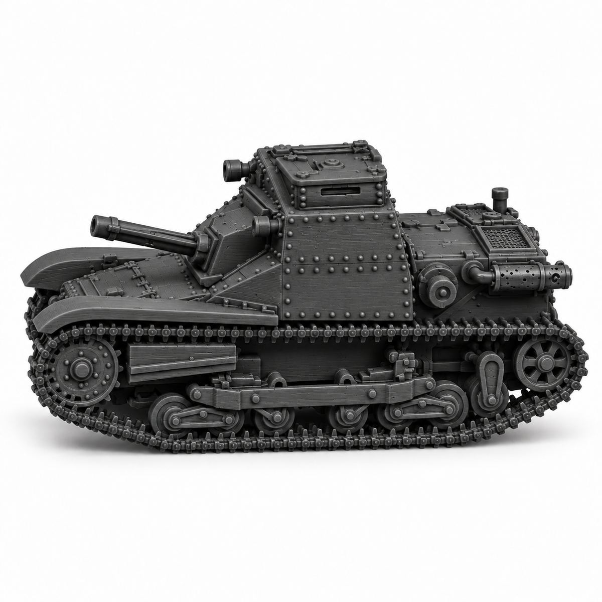 SSMODEL 1/72 1/144 35M Ansaldo Commander Brno ZB vz.26 Tank Resin MODEL TSS0741 — detail view 3