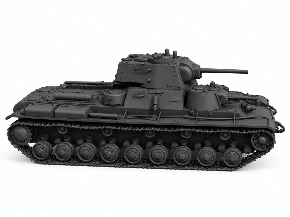 SSMODEL 1/72 1/144 KV35 Soviet fictional superheavy tank Resin MODEL KIT TSS0457 — detail view 3