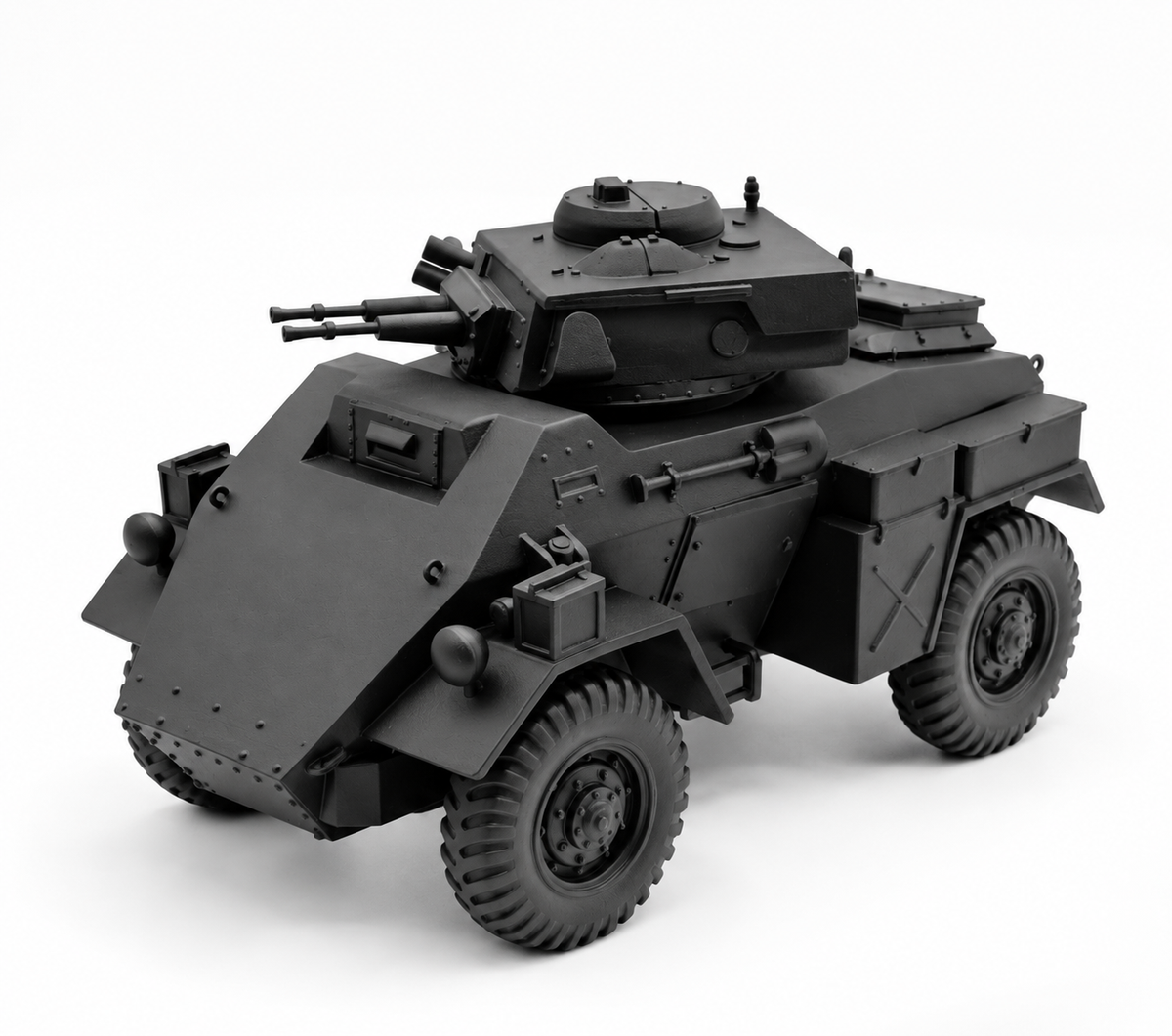 SSMODEL 1/32 1/35 1/48 1/64 WWII Armored Car Mk.II Resin Model Kit TSS1256 — detail view 3