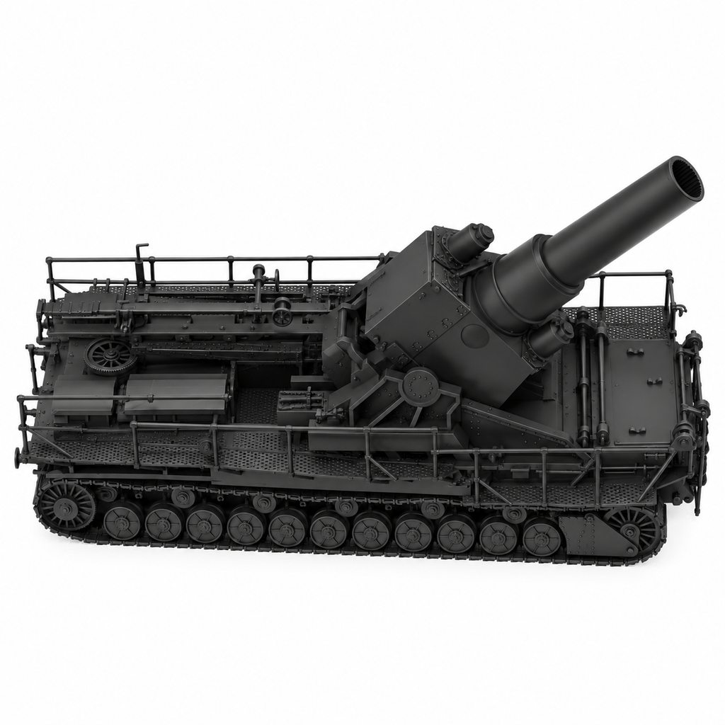 SSMODEL 1/72 1/144 Multi Scale Karl Gerat VI Ziu040 Tank Resin MODEL KIT TSS1421