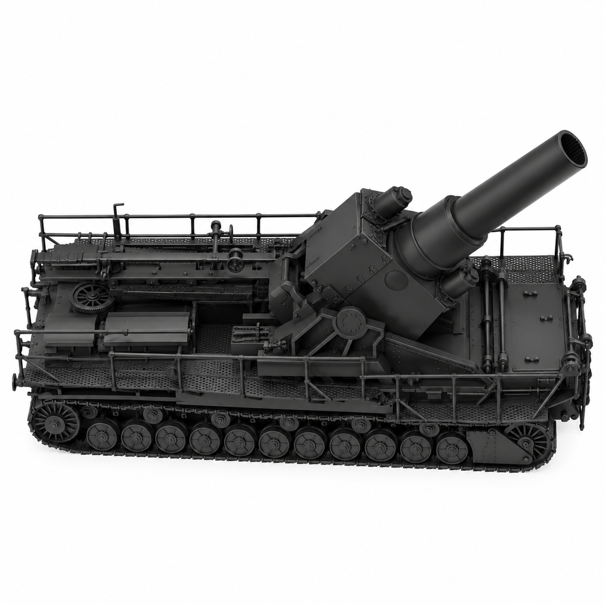 SSMODEL 1/72 1/144 Multi Scale Karl Gerat VI Ziu040 Tank Resin MODEL KIT TSS1421 — detail view 2