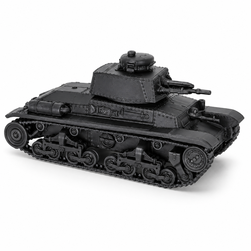 SSMODEL 1/32 1/35 1/48 1/64 LT vz.35 Czech Light Tank Resin Model Kit TSS1282