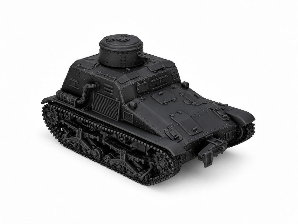 SSMODEL 1/72 1/144 Type 95 So-Ki Armored Railroad Tankette Resin MODEL TSS1398