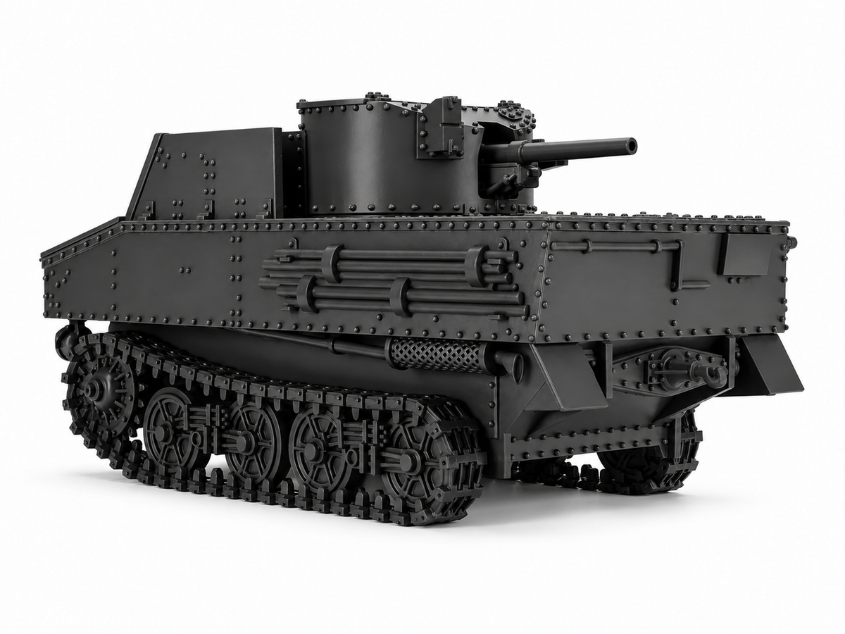 SSMODEL 1/72 1/144 Multi Scale hunter T13 B3 Tank MODEL kit TSS1379 — detail view 3