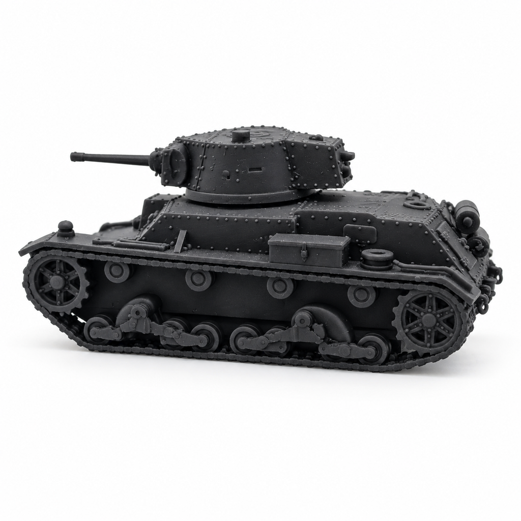 SSMODEL 1/72 1/144 WW2 Polish 7TP jw Single Turret Tank Resin Model Kit TSS1279