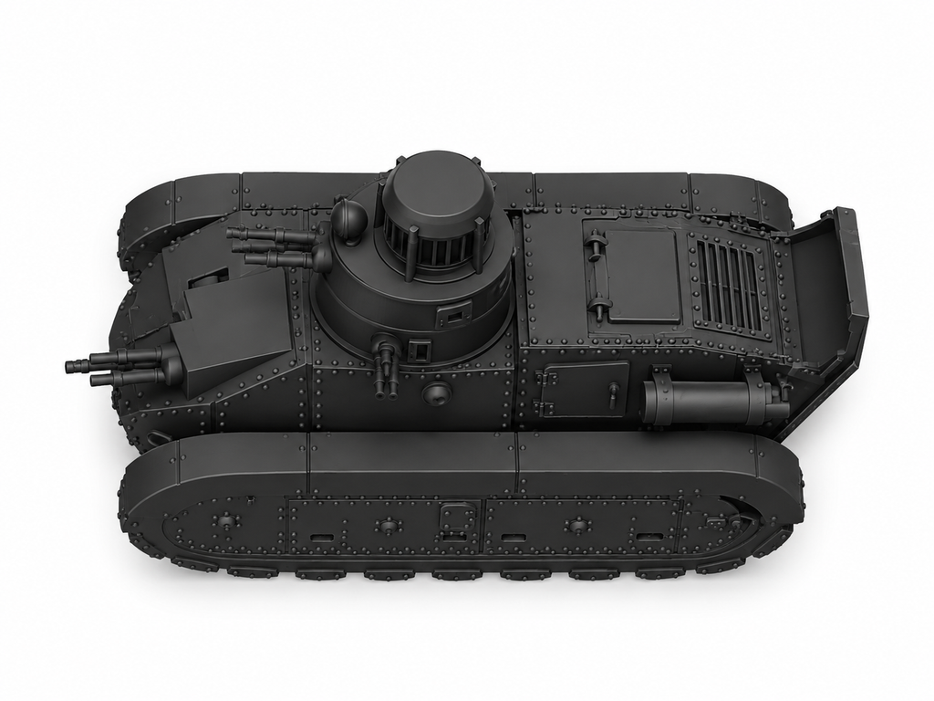 SSMODEL 1/72 1/144 Multi Scale Modelo Trubia Serie A Tank MODEL kit TSS0623