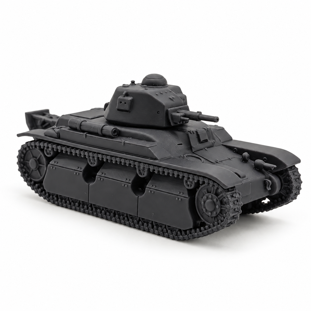 SSMODEL1/72 1/144 Multi-Scale R40 French Light Tank WWII Resin Model Kit TSS1293