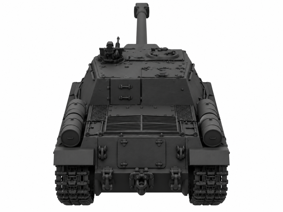 SSMODEL 1/72 1/144 Multi Scale ISU-130 Tank Resin MODEL kit TSS0029 — detail view 4