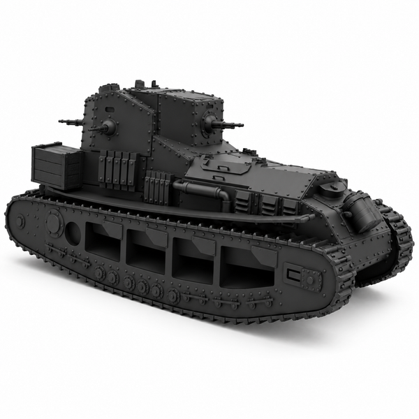 SSMODEL 1/72 1/144 Multi-Scale Whippet Mk A Medium Tank Resin Model Kit TSS0895