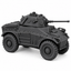 SSMODEL 1/72 1/144 Multi-Scale WWII British Coventry Armoured Car Model TSS1233