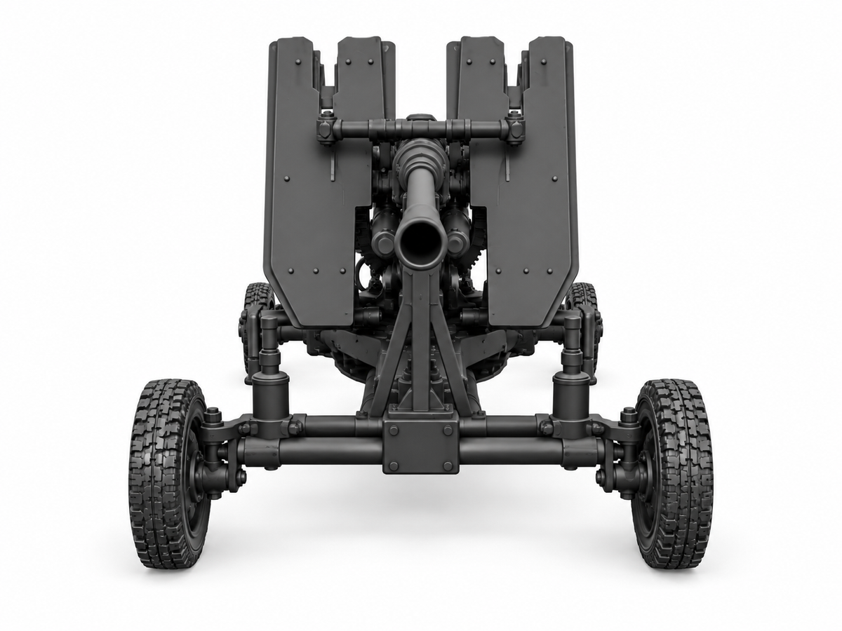 SSMODEL 1/72 1/144 Multi Scale Bofors 40mm anti-aircraft Wz.36 MODEL KIT TSS1468 — detail view 3
