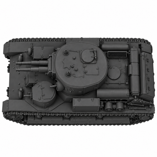SSMODEL 1/72 1/144 Multi Scale T-28 Soviet Medium Tank MODEL kit TSS0017